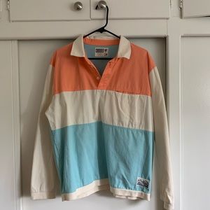 Chubbies long sleeve polo - vintage 80’s style